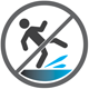 Anti-slip in wet conditions